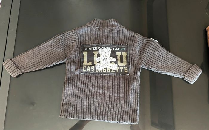Lot LuluCastagnette Gilet a capuche & Pull / Taille 6 mois - photo numéro 3