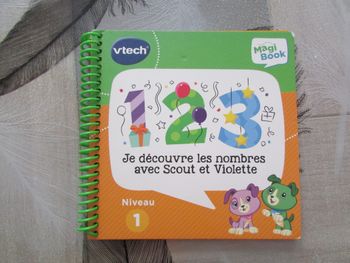 Livre MagiBook Vtech niveau 1 Je découvre les nombres avec Scout et Violette