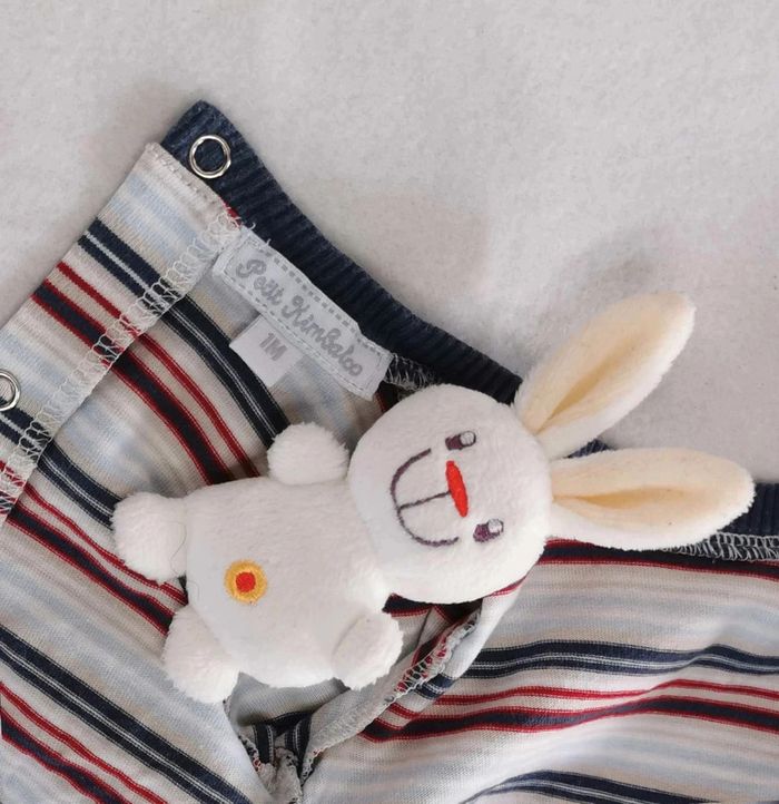 Ensemble  👣 haut et  bas  garçon, tee-shirt kimbaloo  et jean  tape  à l'œil,  1mois/54cm - photo numéro 11