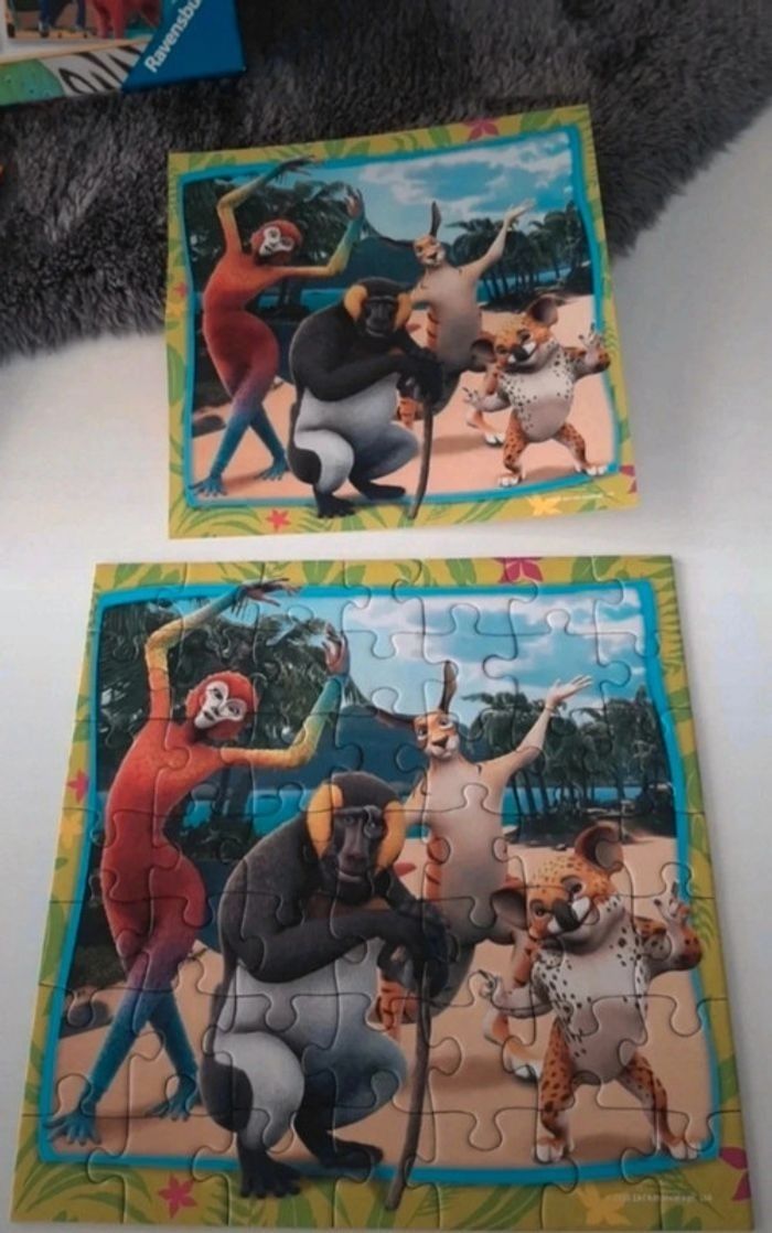 Boîte avec 3 puzzles - photo numéro 3