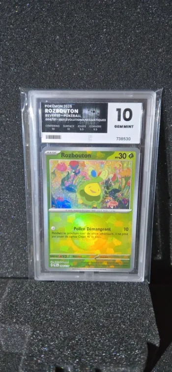 Carte gradée Pure grading 10, Rozbouton pokéball