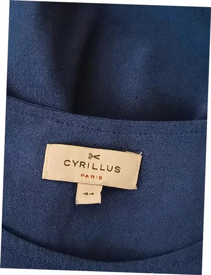 robe midi Cyrillus bleu extensible taille XXL - photo numéro 8