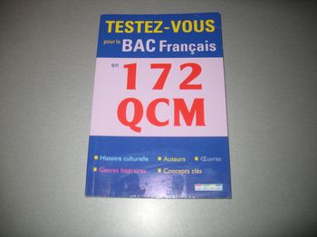 LIVRE : TESTEZ-VOUS POUR LE BAC FRANÇAIS "RUE DES ÉCOLES" - n°62