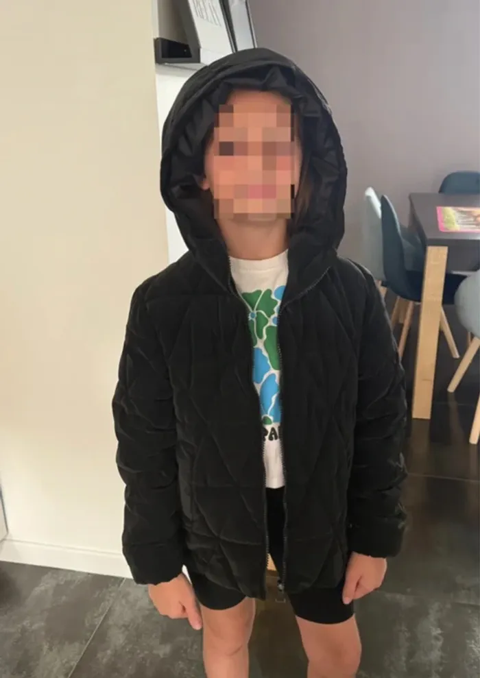 Manteau Doudoune noire Zara fille 9 ans - photo numéro 2