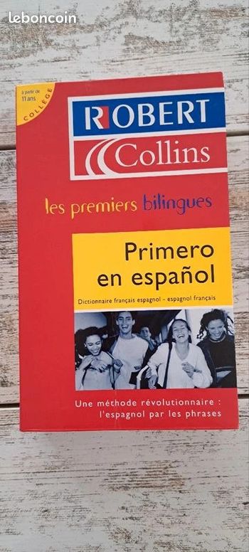Robert Collins primera en espagnol  les premiers bilingues tres bon etat