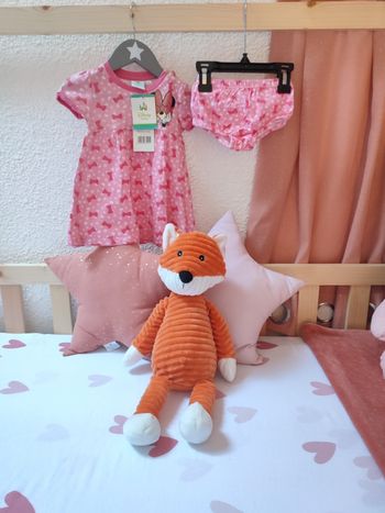 Ensemble Robe + bloomer - Minnie mouse - 3 mois - Neuf - Disney