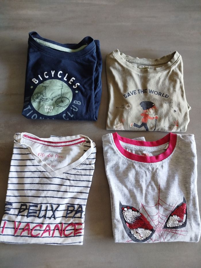 Lot t shirt et Haut manche longue