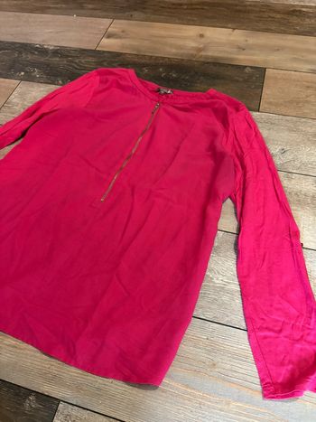 T-shirt manches longues GDM rose fuchsia taille M