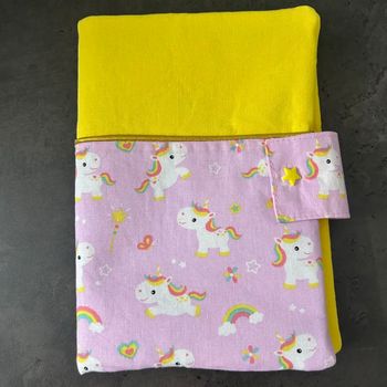 Protège carnet de santé licorne