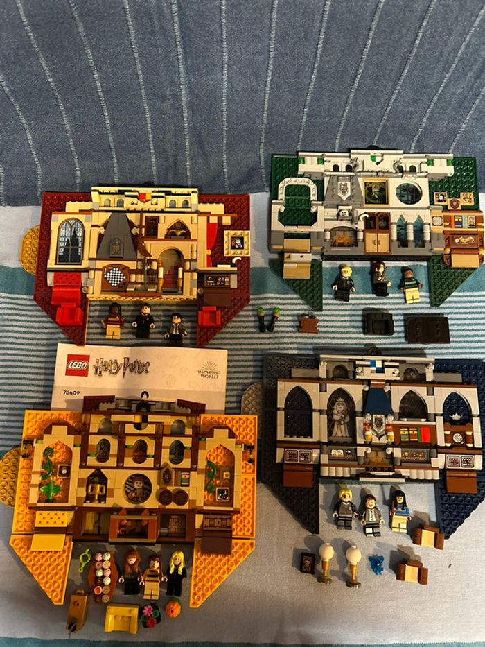 Lot Blasons Harry Potter des 4 maisons de Poudlard