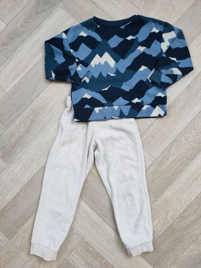 Lot de 2 pyjamas chauds garçon 3 ans - photo numéro 2