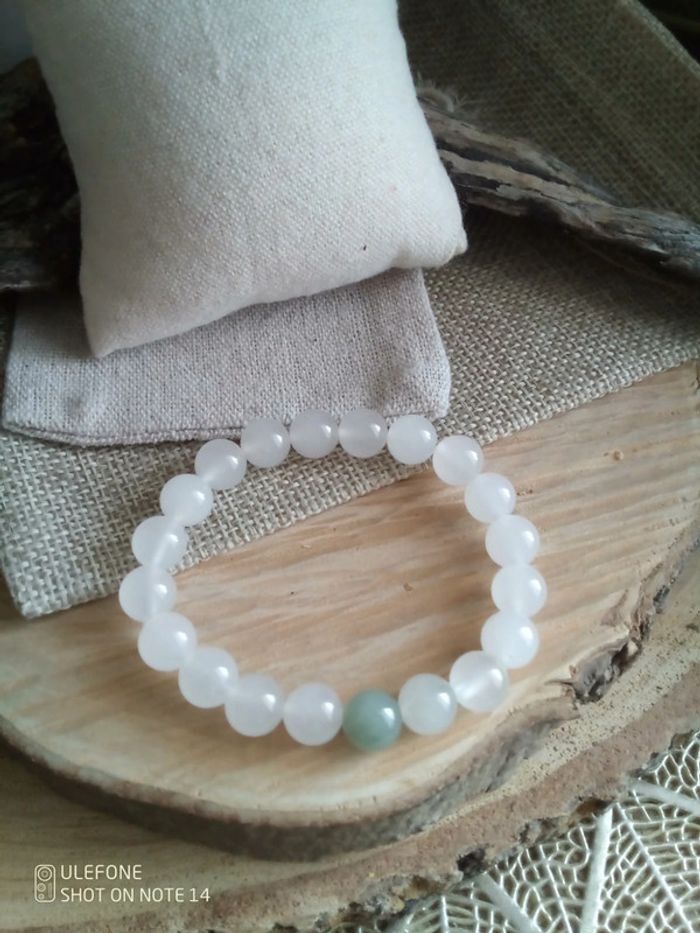 Bracelet 100% pierres de jade