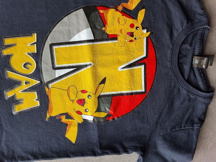 Tee-shirt manches longues 6 ans Pokemon, Très bon état - photo numéro 2