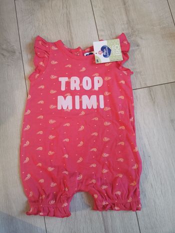 Barboteuse combi bébé fille