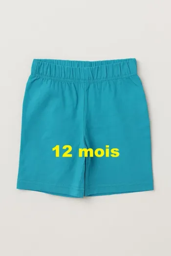 Short turquoise Taille 12 mois