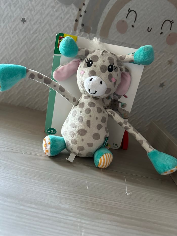 Doudou peluche girafe - photo numéro 2