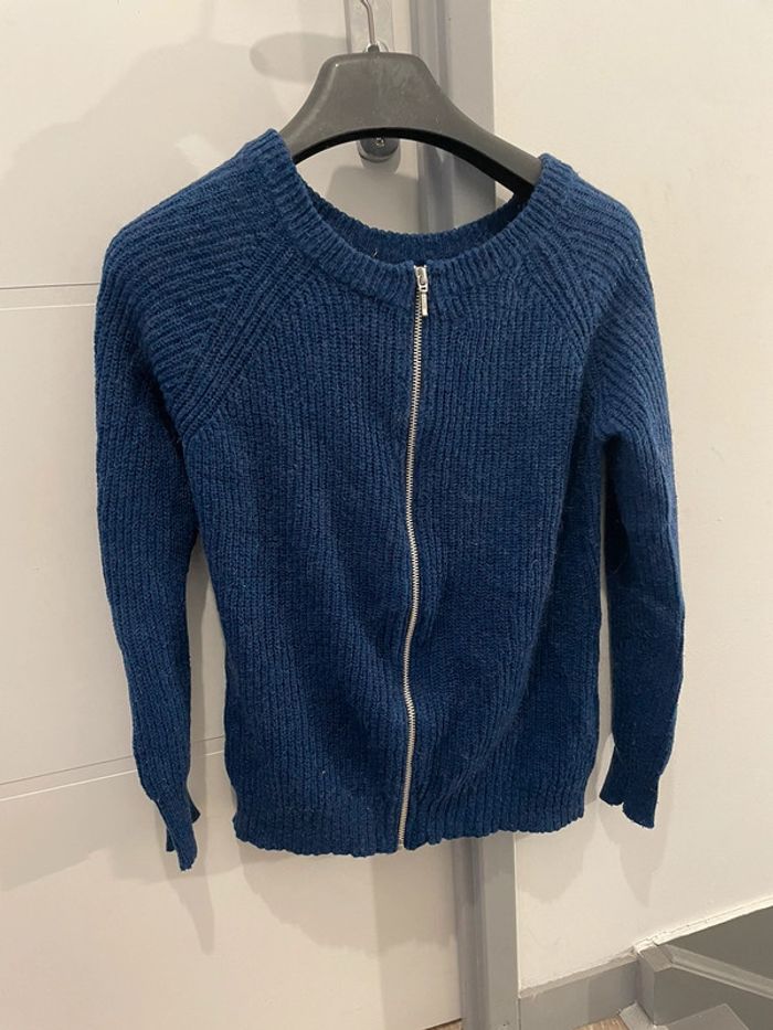 Pull bleu grain de malice taille S - photo numéro 3