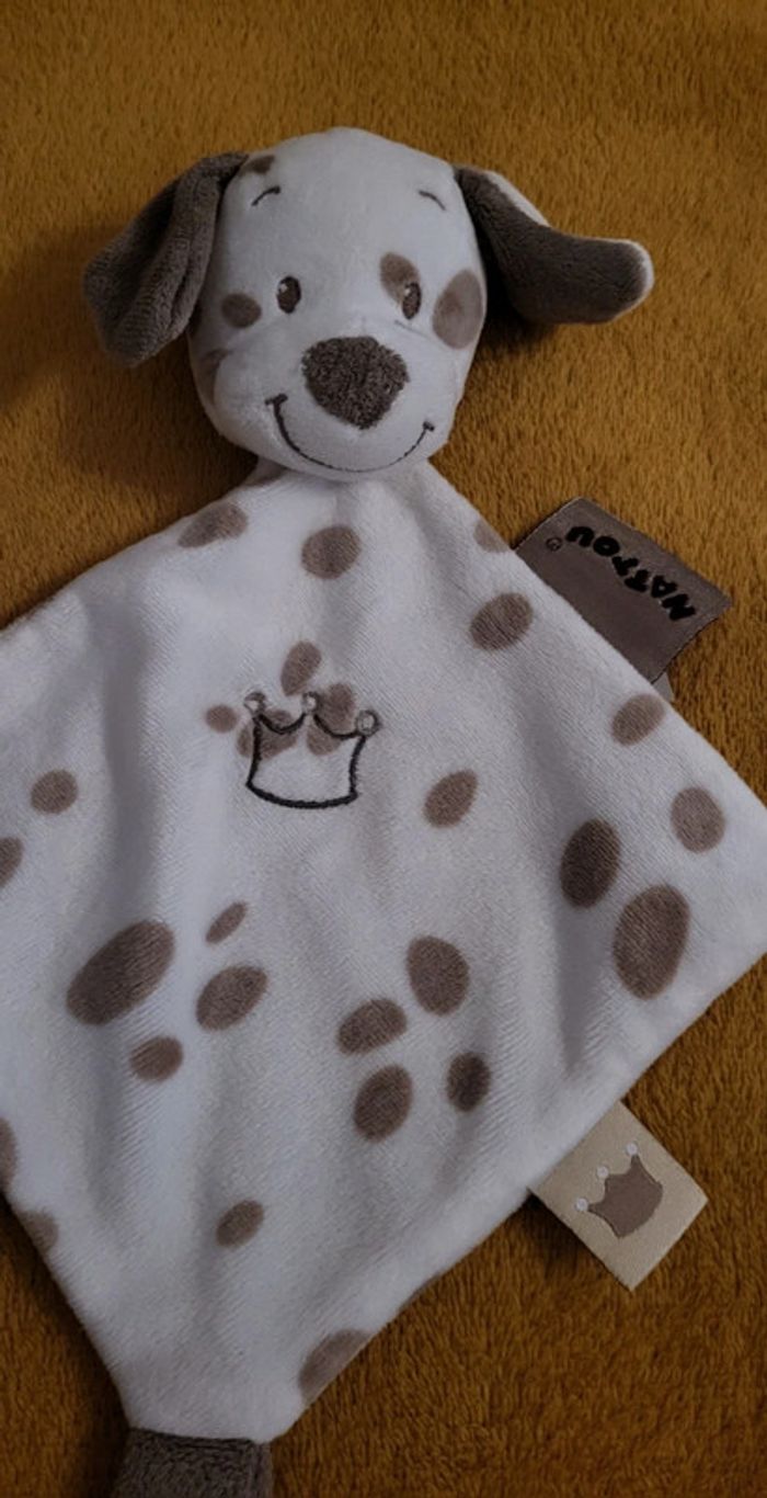 Doudou plat chien dalmatien - photo numéro 2