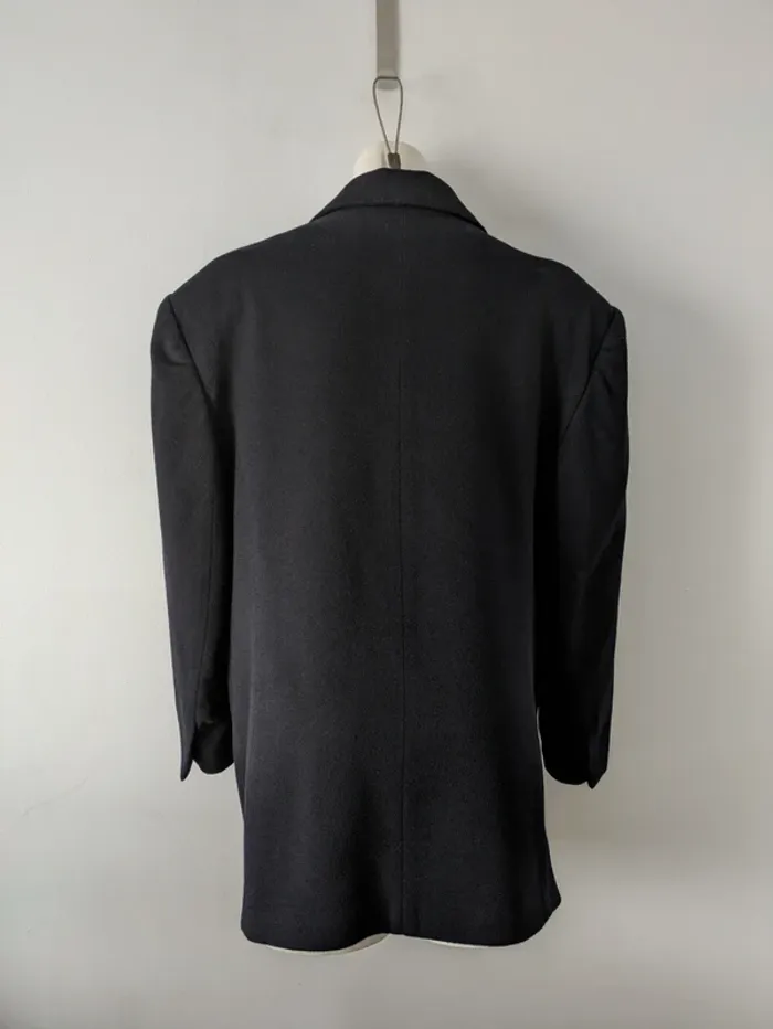 Veste marine en laine et cachemire - Wool and Cashmere - taille 46 - photo numéro 2
