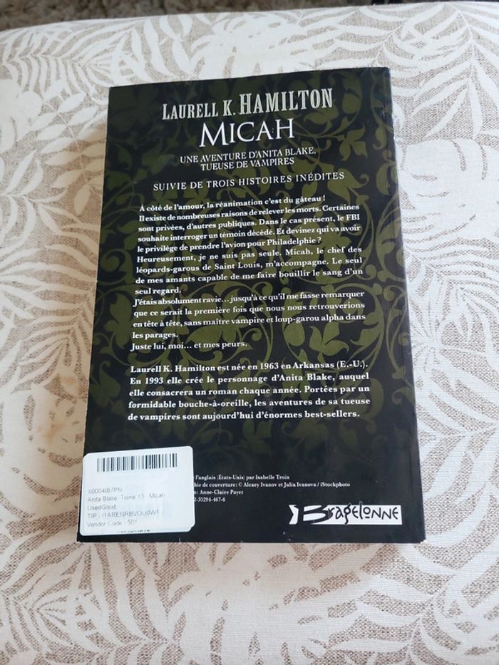 Livre laurell K Hamilton - photo numéro 2