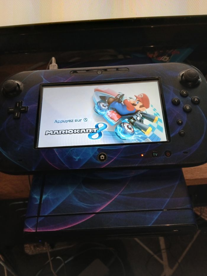 Wii u mario kart 8 inclus +splatoon+gamepad+câbles - photo numéro 5