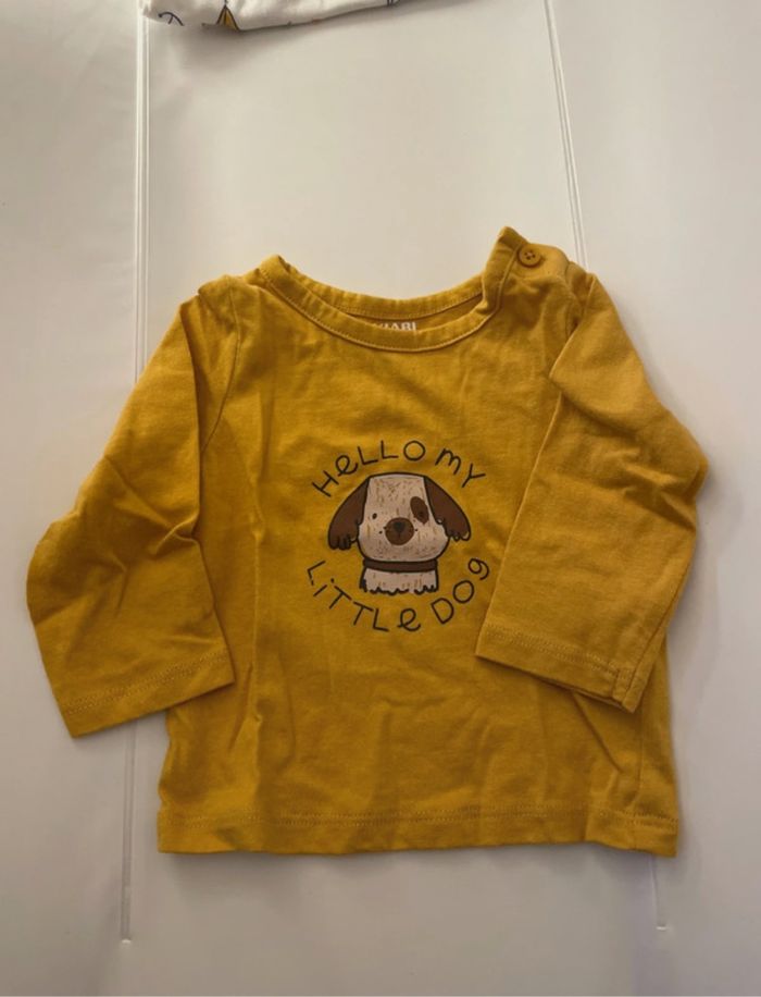 T-shirt manches longues Kiabi 1 mois
