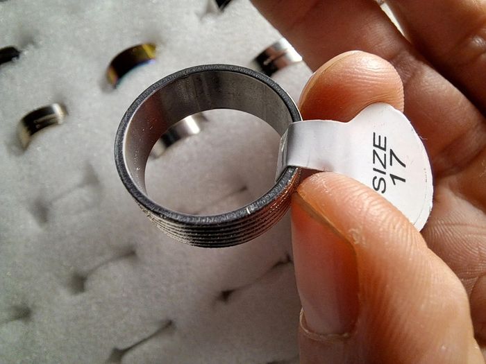 Bague acier inoxydable Granuleuse - photo numéro 2