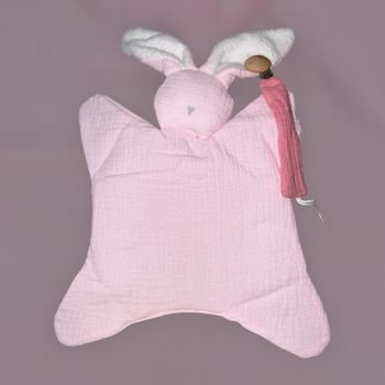 Doudou avec attache tétine