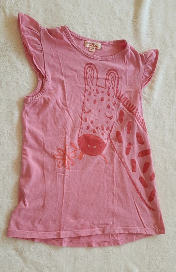 T-shirt girafe 8 ans