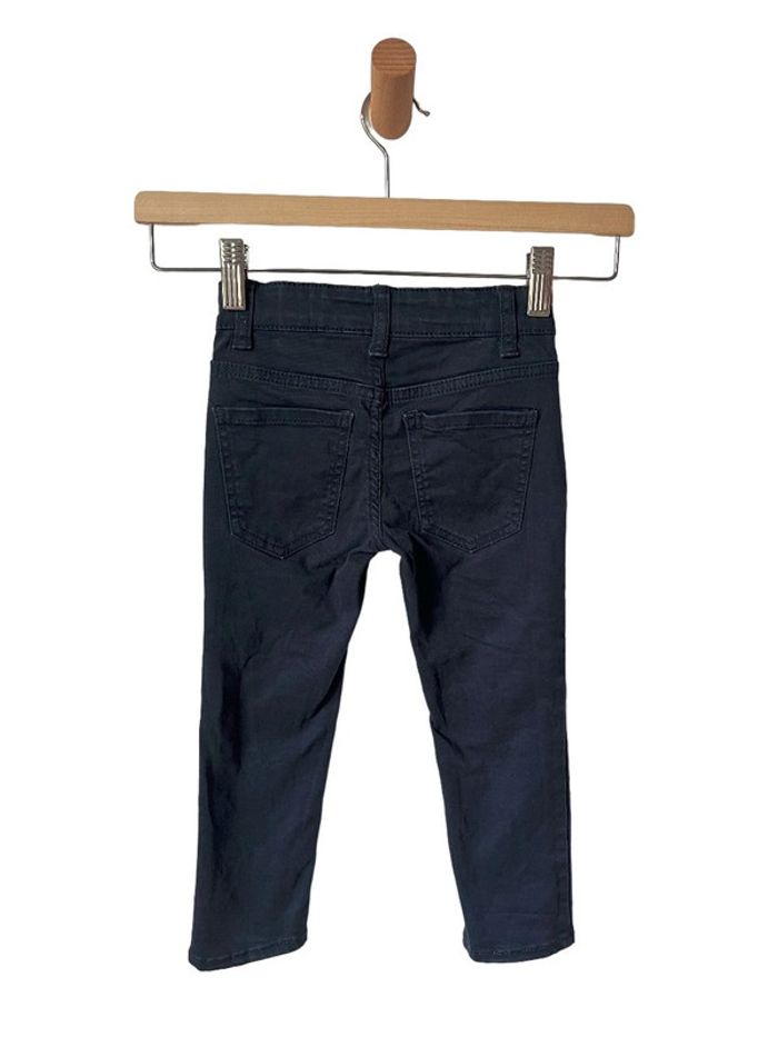 Pantalon stretch bleu marine, coupe slim - Kiabi 3 ans (90-97 cm) - photo numéro 4