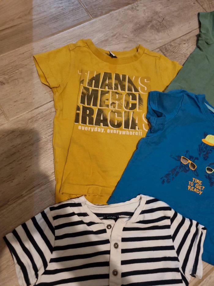 Lot de 4 t-shirts manches courtes - photo numéro 3