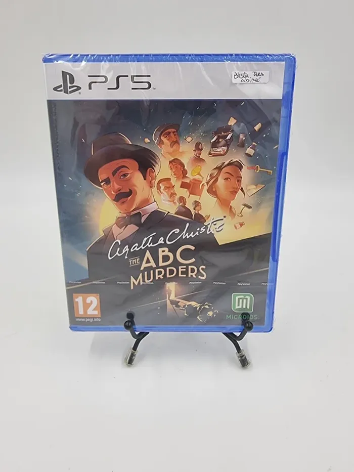 Jeu Playstation 5 Agatha Christie – The ABC Murders neuf sous blister (blister très abîmé)