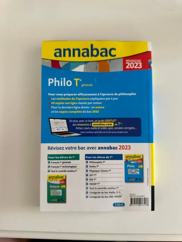 Livre annabac 2023 philo - photo numéro 3