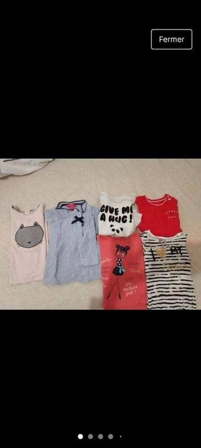 Lot habits bébé fille