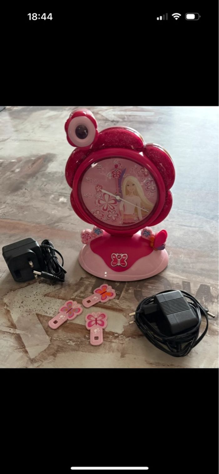 Radio réveil Barbie avec veilleuse