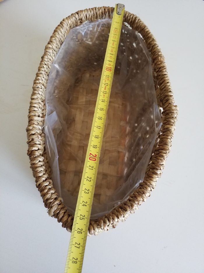 2 panieres de rangement en osier - photo numéro 8