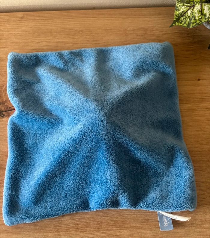 Doudou plat âne bourriquet bleu orange rouge fleur abeille Disney - photo numéro 3