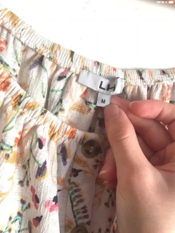 Haut La Halle taille M à épaules dénudées et imprimés fleuris neuf jamais porté - photo numéro 6