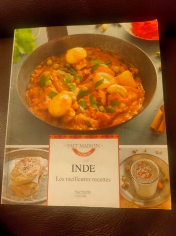 Livre de cuisine Saveurd Inde