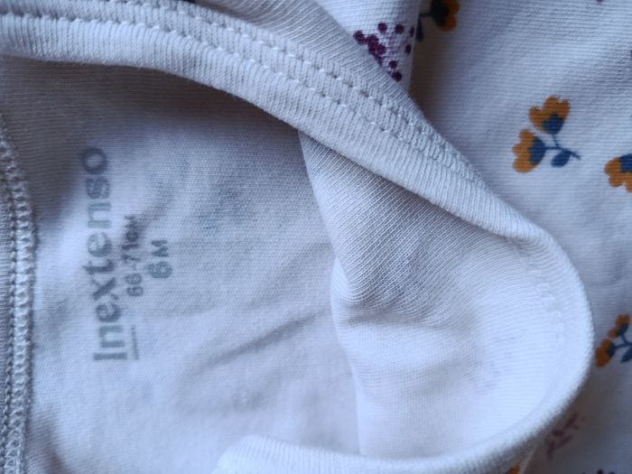 Lot de 2 bodies souris fleurs A1498 - photo numéro 4