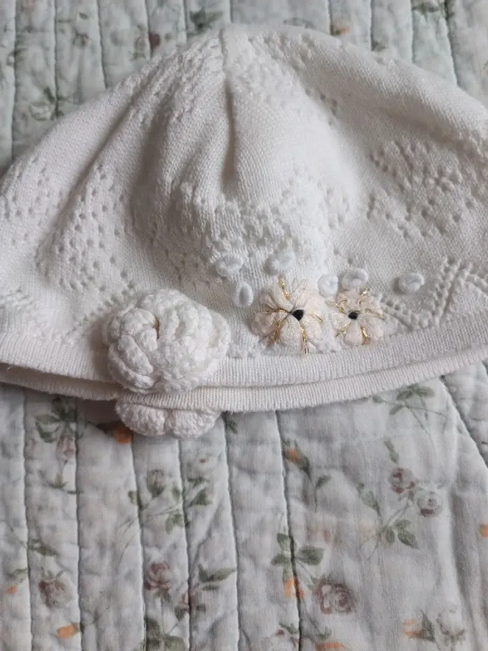 Bonnet blanc Catimini - photo numéro 2
