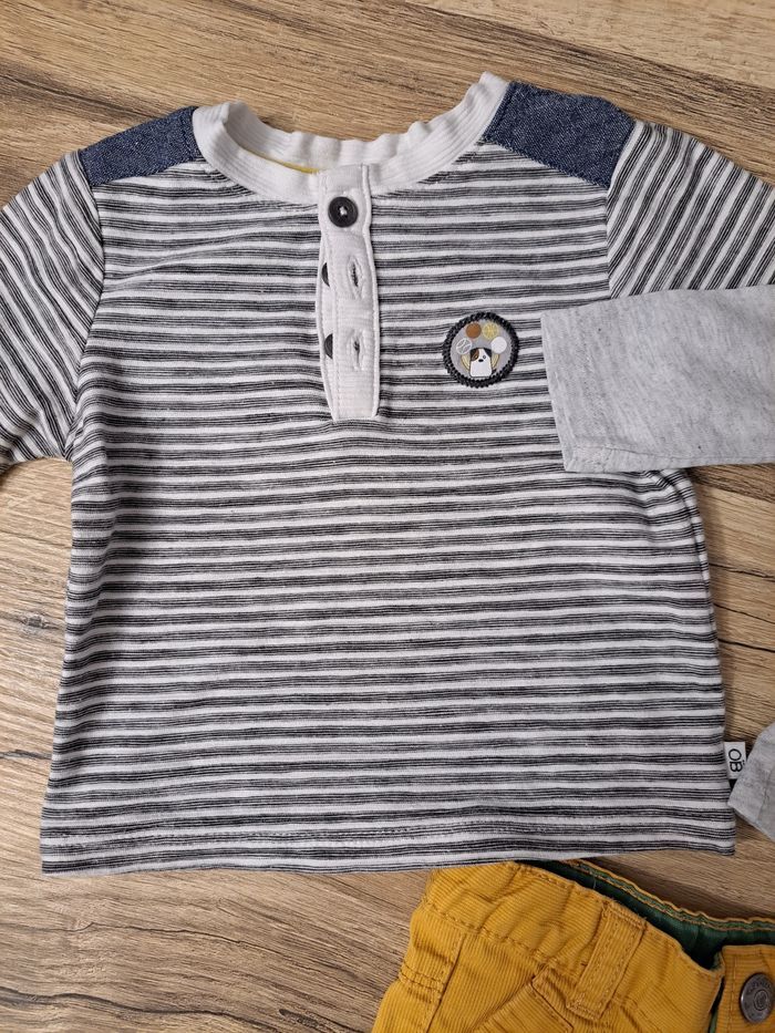 Ensemble 3 mois Obaïbi Okaïdi neuf sans étiquette - photo numéro 2