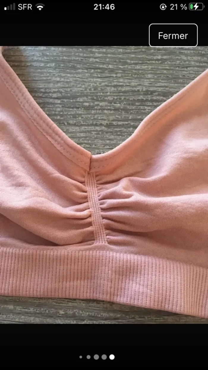 Neuf jamais porté superbe lot de 3 soutien gorge en M 38 - photo numéro 5