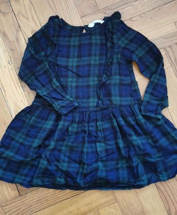 Robe à carreaux H&m 7-8 ans