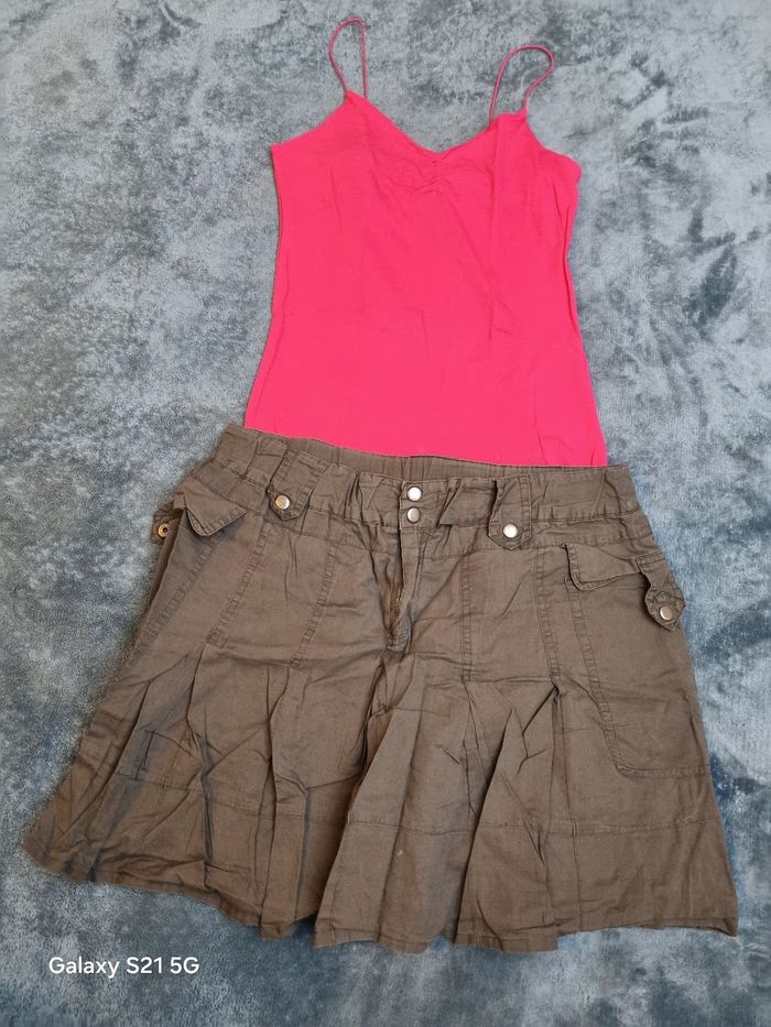 Lot de 11 tenues jupe top taille 38-40 - photo numéro 6