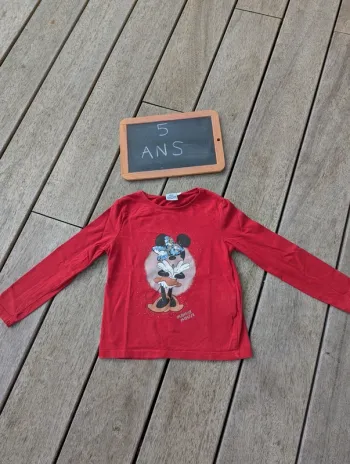 Tee-shirt manches longues Disney 5 ans