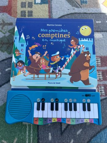 Livre mes premières comptines en musique