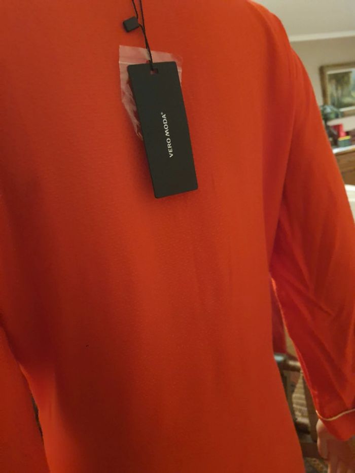 Jolie Robe rouge Vero Moda taille L neuve - photo numéro 7
