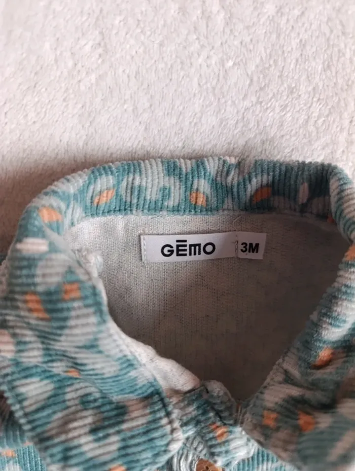 Robe velours Gémo 3 mois - photo numéro 2