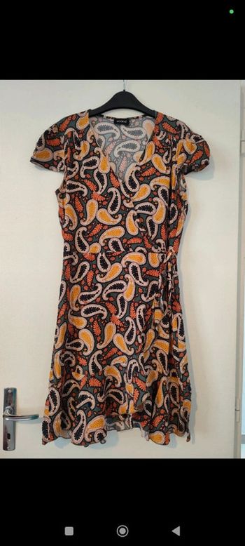 Robe multicolore cache coeur taille M Kookaï